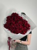 Моно букет французских роз бархатных «LOVE» 15