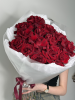 Моно букет французских роз бархатных «LOVE» 15