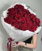 Моно букет французских роз бархатных «LOVE» 15